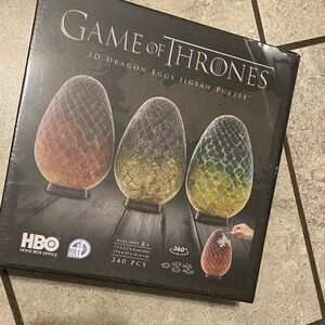 Game of Thrones 3D Dragon Eggs Jigsaw Puzzle - Multicolor